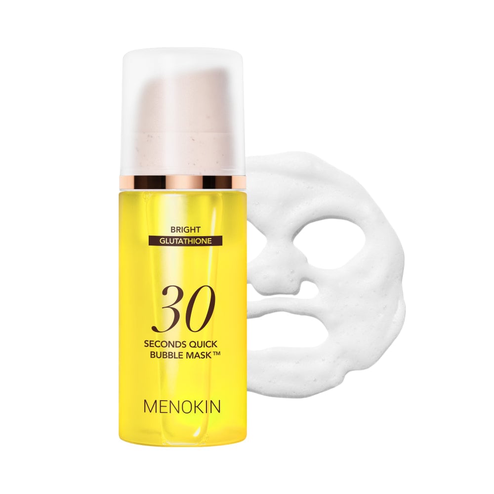 MENOKIN 30 Seconds Quick Bubble Mask 3種 Menokin 30 Seconds Quick Bubble Mask Bright Glutathione 95ml