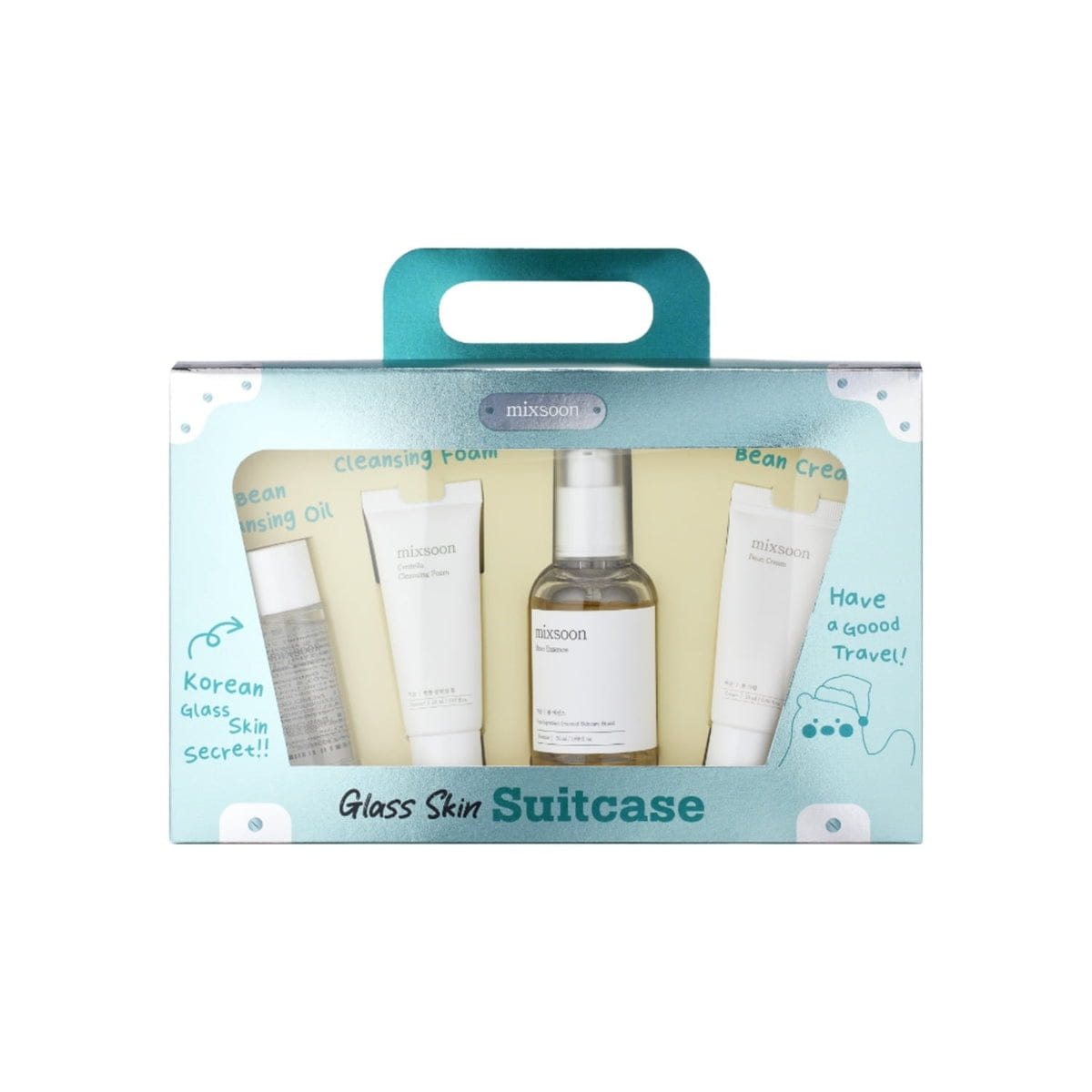 mixsoon スキンケア セット Mixsoon Glass Skin Suitcase | Skin2Seoul Sets