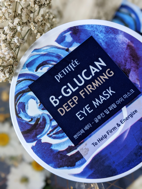 Petitfée B-Glucan Deep Firming Eye Mask Review ft. Skin2Seoul 💙💜