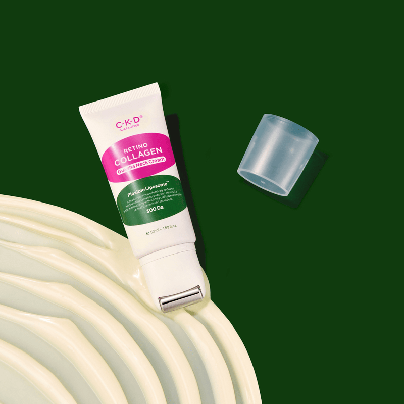 CKD Retino Collagen 300 Neck Cream 50ml – Sculpting and Lifting Cream with Guasha Tool