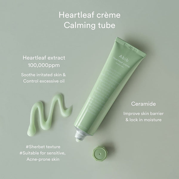 Abib Heartleaf Creme Calming Tube ingredients