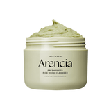 Arencia Fresh Green Rice Mochi Cleanser – Korean vegan solid-to-foam cleanser for bright, balanced and hydrated skin