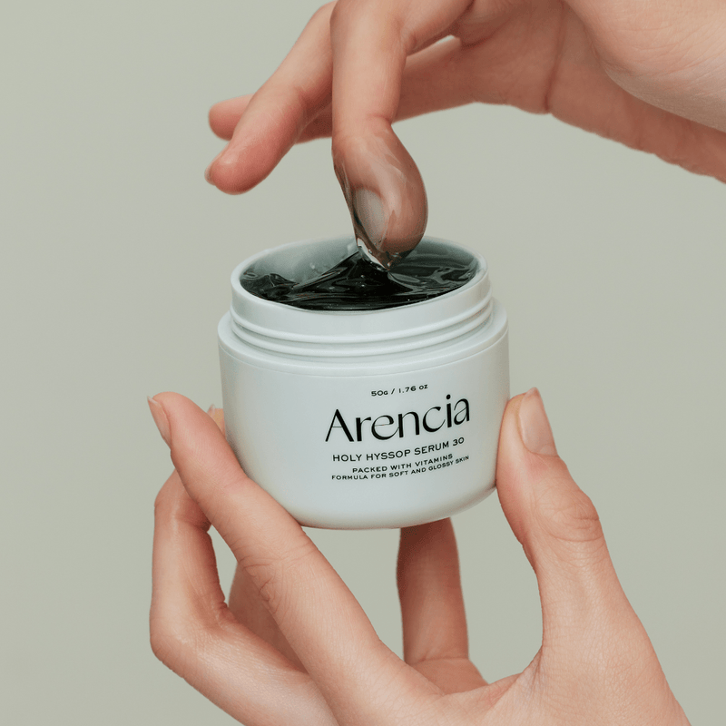 Arencia Holy Hyssop Serum 30 for strengthening skin barrier and calming inflammation