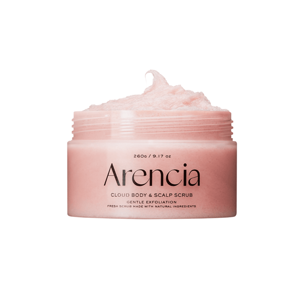 Korean body and scalp scrub with lavender and pear fragrance – Arencia Fresh Cloud 260g