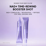Arencia NAD+ Booster Shot 30ml with Resveratrol, Peptides and Ceramides for fine lines, wrinkles and skin elasticity