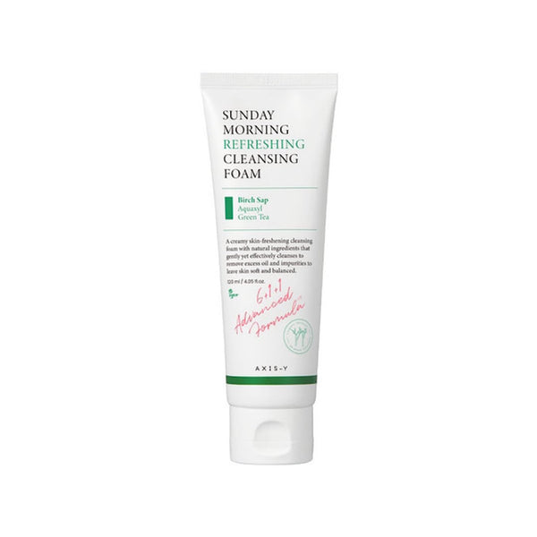 axis-y sunday morning refreshing cleansing foam 120ml