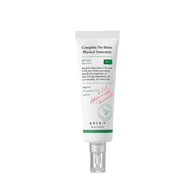 AXIS-Y Complete No-Stress Physical Sunscreen SPF50+PA++++ (50ml) Ver.3