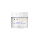 Behydy Plum Toner Pad hydrating exfoliating pads infused with plum extract, PHA, and ceramide NP