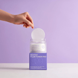 Behydy Plum Toner Pad gentle PHA toner pads for refining texture and boosting radiance