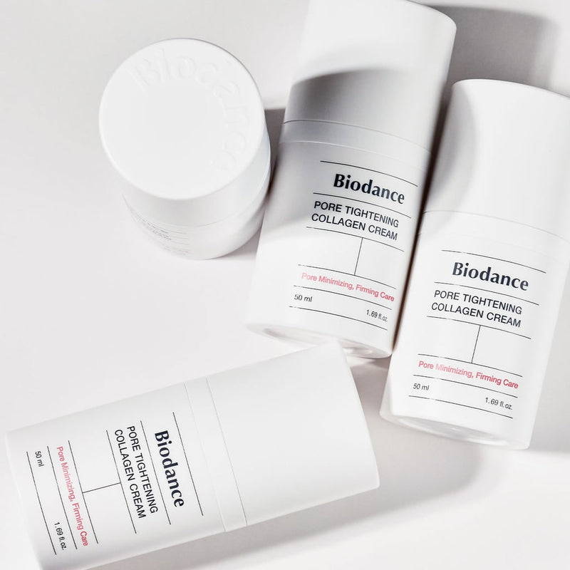 Biodance Collagen Cream 50ml tightens pores, improves skin texture & hydrates deeply. Ideal anti-ageing Korean cream for all skin types.