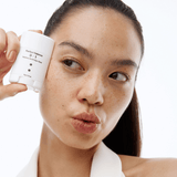 Travel-friendly B-LAB Sun Stick with matte finish and soothing matcha extract for daily sun care
