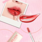 Black Rouge Chewy Lip Glaze GZ05 Apple Dew glossy lip gloss with dewy finish