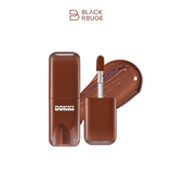 Black Rouge Glow Bokki Tint GB10 Grilled Brown Korean lip tint in deep warm brown shade with glossy finish