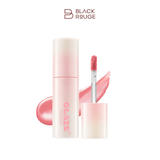 Black Rouge Chewy Lip Glaze GZ01 Peach Blossom Korean lip gloss in soft pink-peach shade