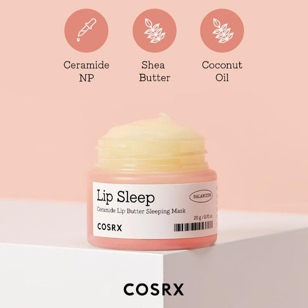 cosrx balancium ceramide lip butter sleeping mask review