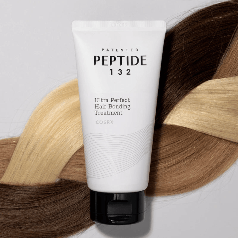 Restorative hair bonding treatment with PEPTIDE-132 and nourishing plant oils for smoother, shinier, and stronger hair.