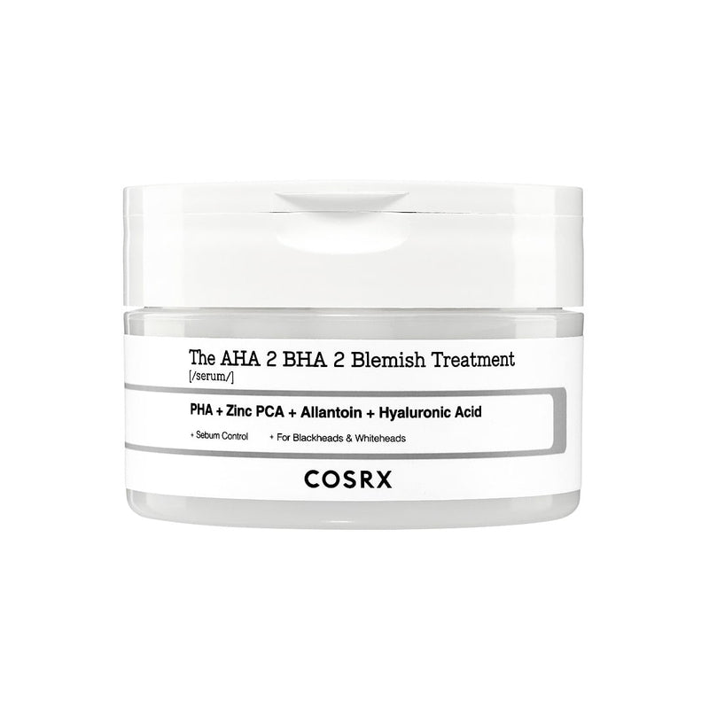 COSRX The AHA 2 BHA 2 Blemish Treatment 50g – Exfoliating Serum for Whiteheads and Blackheads removal. 