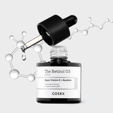 COSRX Retinol Oil – Night-time skincare solution enriched with squalane and Vitamin E for smoother, firmer skin.