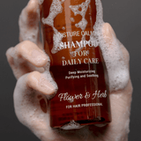 CURLYSHYLL shampoo for calming itchy, flaky scalp without stripping natural oils