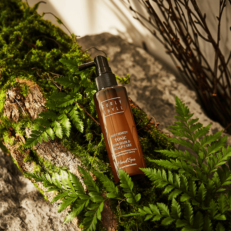 CURLYSHYLL scalp care tonic that relieves itchiness and balances oil