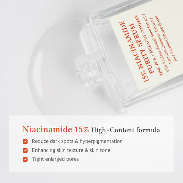 Niacinamide serum from Dr Althea – improves skin texture, reduces hyperpigmentation, and enhances elasticity for clear, youthful skin.