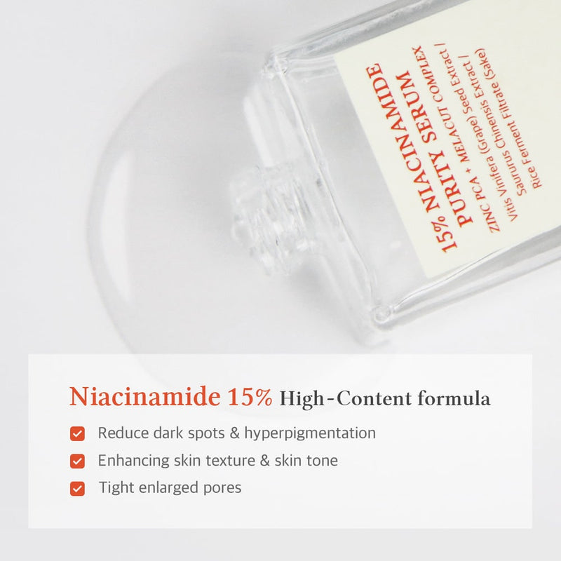 Niacinamide serum from Dr Althea – improves skin texture, reduces hyperpigmentation, and enhances elasticity for clear, youthful skin.