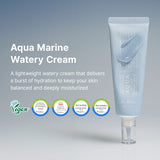 Korean watery cream for hydrated refreshed and soothed skin