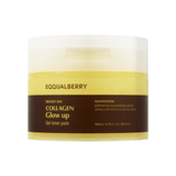 Eqqualberry Collagen Glow Up Gel Toner Pad 60 pads for radiant, hydrated skin care