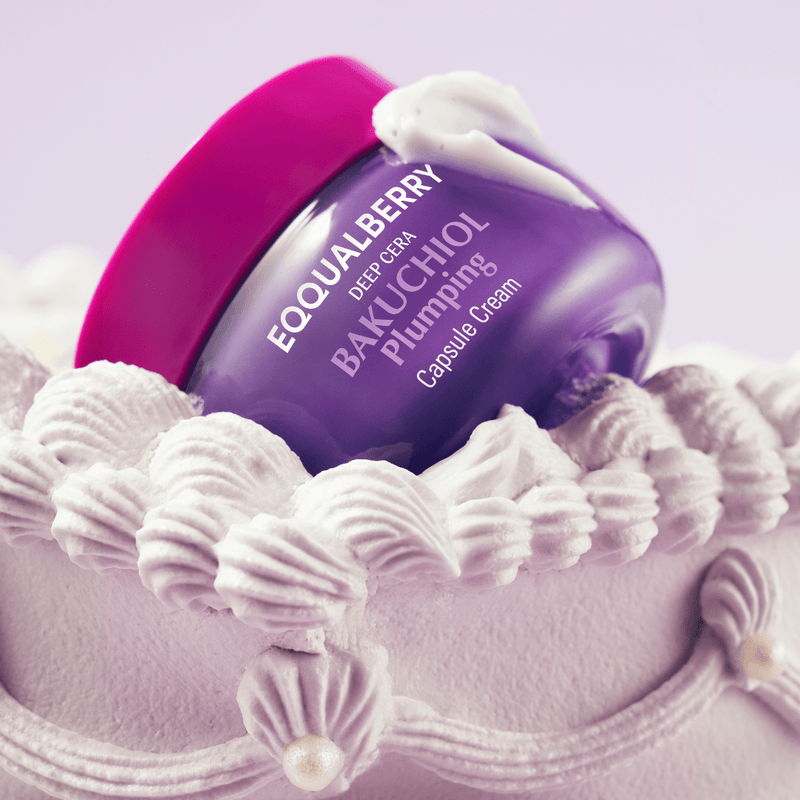 Eqqualberry Bakuchiol Plumping Capsule Cream — gentle anti-aging moisturizer for all skin types