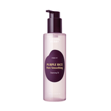 Eqqualberry Purple Rice Cleansing Oil 200ml gently removes makeup and excess sebum while refining pores and hydrating skin.