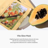 Dr. Althea Vita Glow Mask - Korean Skincare Sheet Mask for Achieving Glass Skin, Brightening, and Intense Hydration