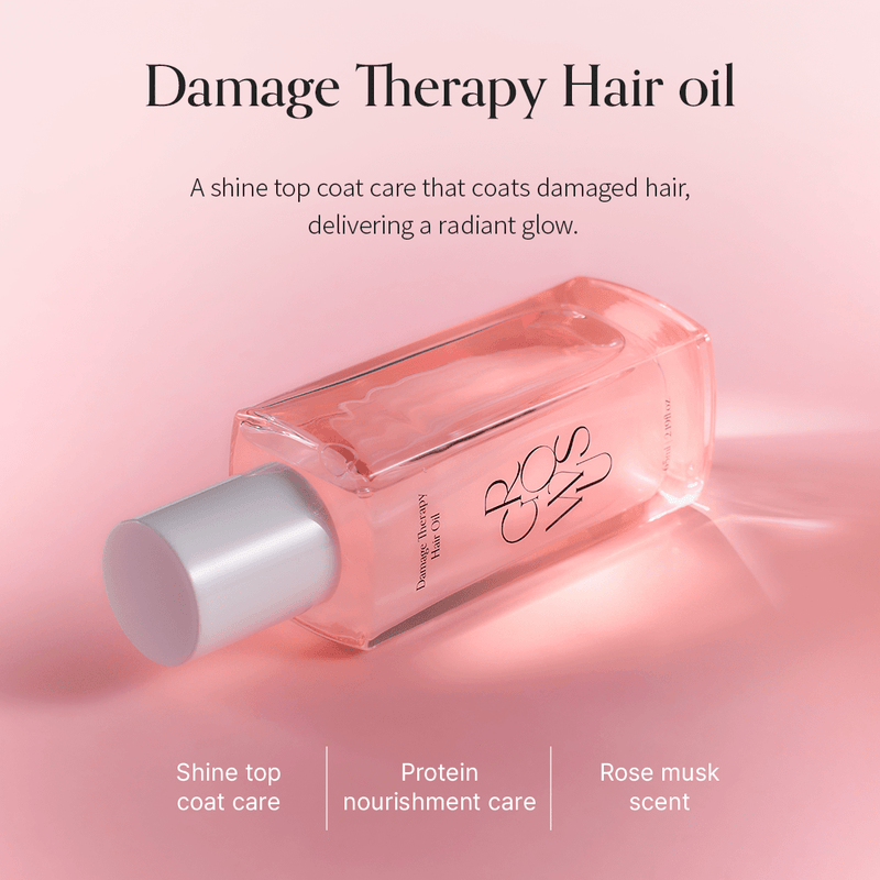 Growus Hair Oil – Nourishing treatment with pearl extract and marine ingredients to protect and smooth damaged hair
