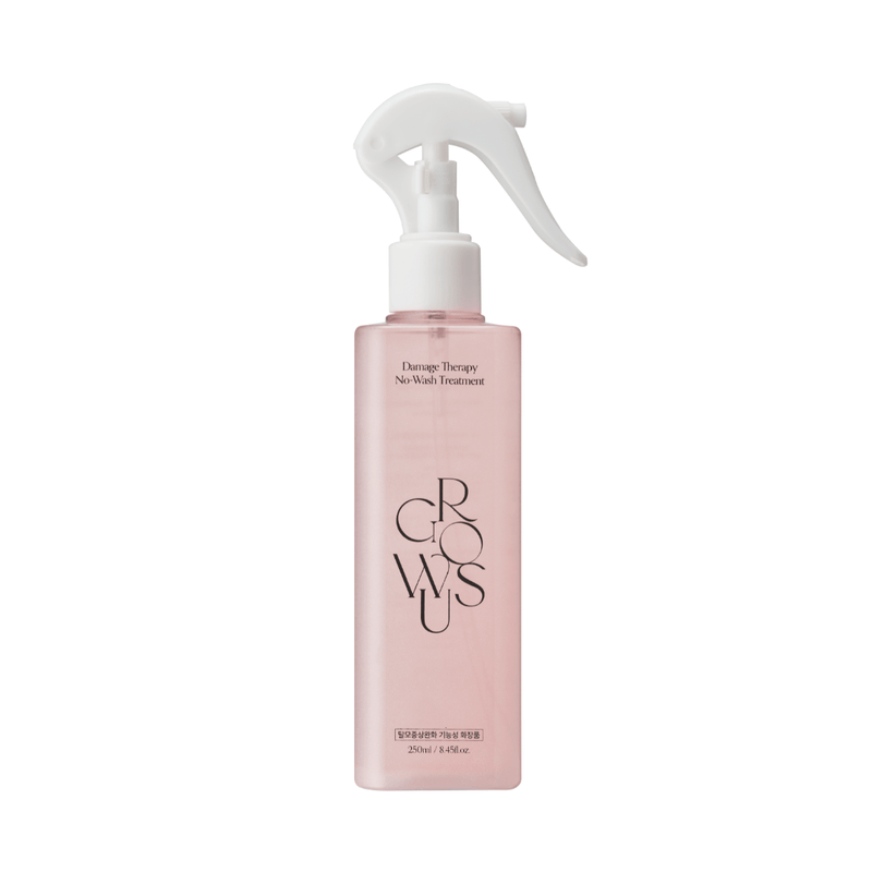 Korean Hair Care Treatment - Pink spray bottle with white nozzle on a white background