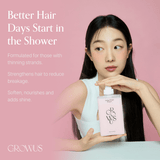 500ml Growus Damage Therapy Shampoo – Nourishing formula to restore strength and shine to damaged hair, ideal for daily use