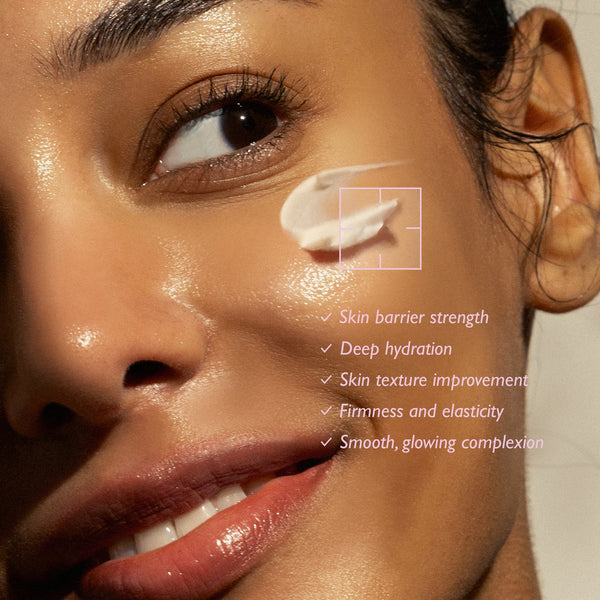 Korean moisturiser with fermented black rice and 5 ceramides to nourish, soothe, and protect the skin.
