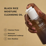 Discover HaruHaru Black Rice Cleansing Oil, a lightweight vegan cleanser that deeply cleanses without stripping moisture.