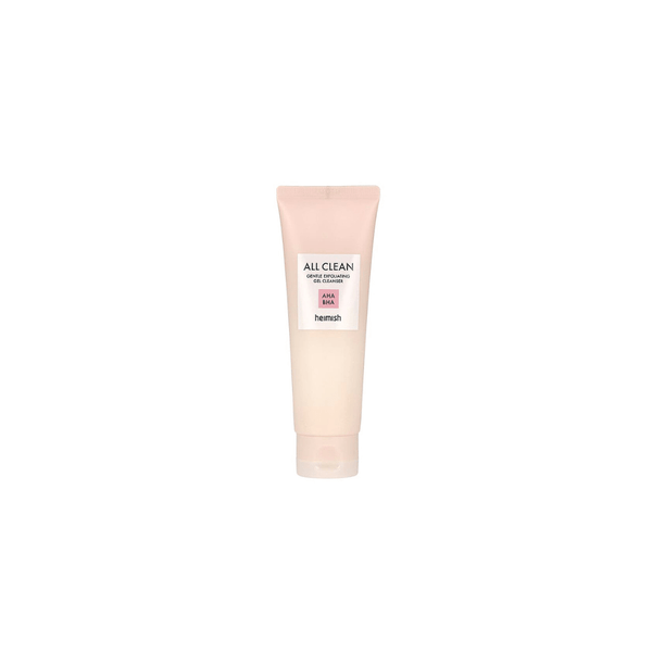 Heimish All Clean Gentle Exfoliating Gel Cleanser Mini with AHA and BHA for smoother, clearer skin