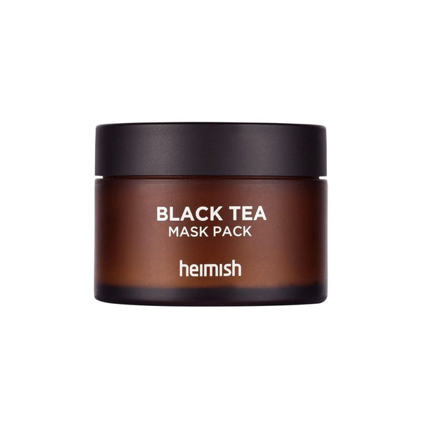 Heimish Black Tea Mask Pack 110ml with Kombucha for antioxidant-rich hydration and skin soothing.