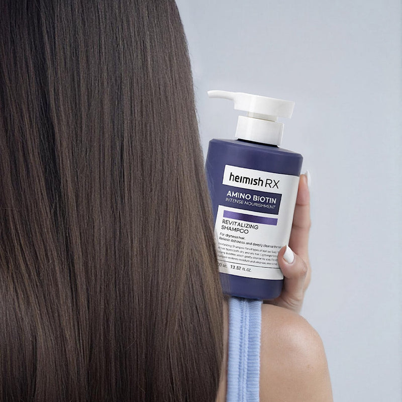 Heimish RX Amino Biotin Revitalizing Shampoo for healthy hair growth and improved volume