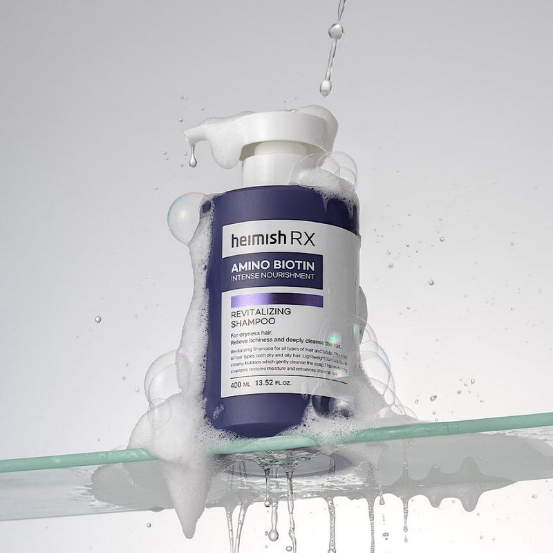 Heimish Korean biotin shampoo 400ml for dry, brittle, and chemically treated hair care