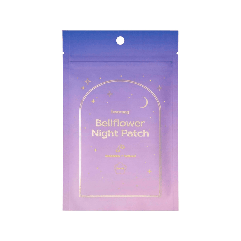 Hwarang Bellflower Night Patch hydrocolloid blemish patch with bellflower extract, guaiazulene and panthenol