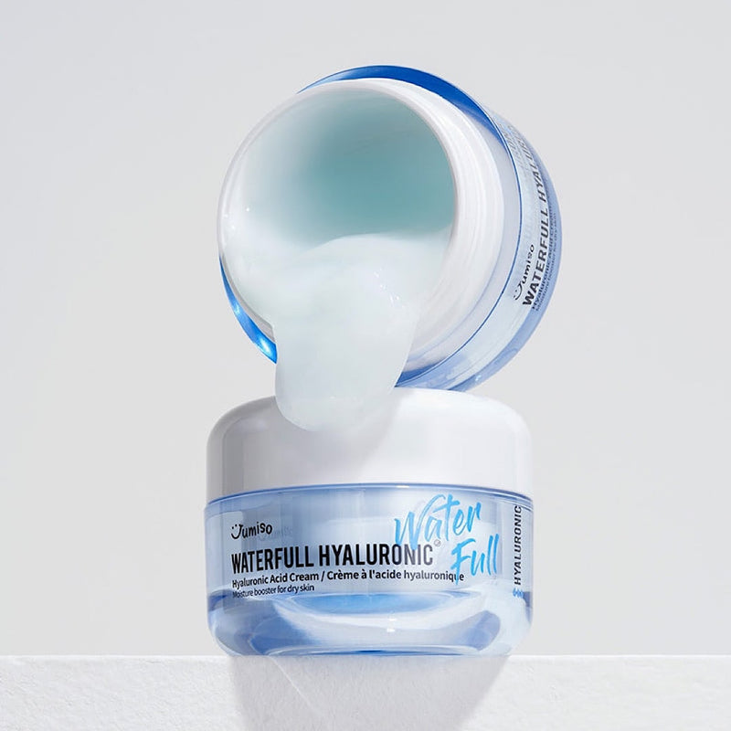 Jumiso Waterfull Hyaluronic Acid Cream – Korean Skincare Moisturiser with Deeply Hydrating Hyaluronic Acid Complex, K-beauty Cream for Smooth, Radiant Skin