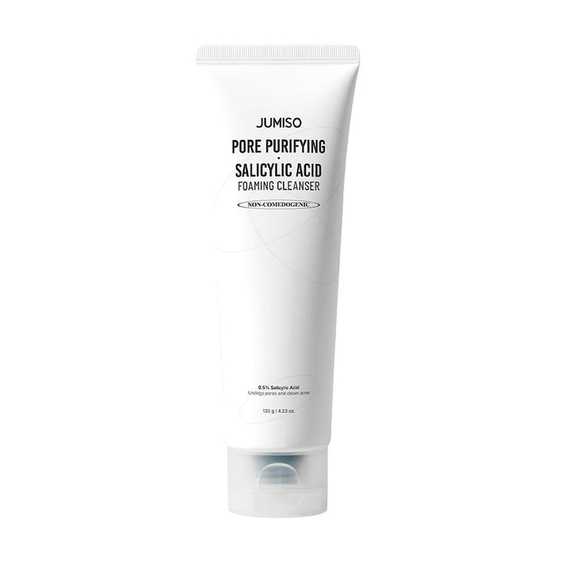 Jumiso Pore Purifying Salicylic Acid Foaming Cleanser – Korean foaming cleanser with salicylic acid, deeply cleanses pores, reduces acne and breakouts and helps balance oily skin for a clearer, smoother complexion