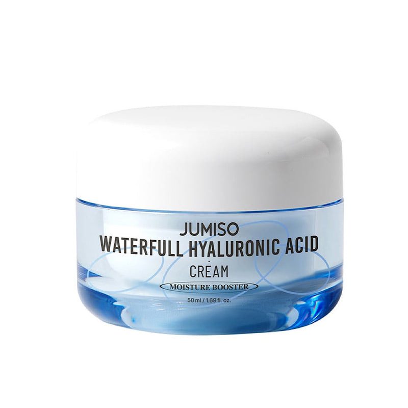 Jumiso Waterfull Hyaluronic Acid Cream 50g – Lightweight Korean Moisturiser with Multi-Layer Hyaluronic Acid for Deep Hydration, Korean Skincare for Dewy, Plump Skin