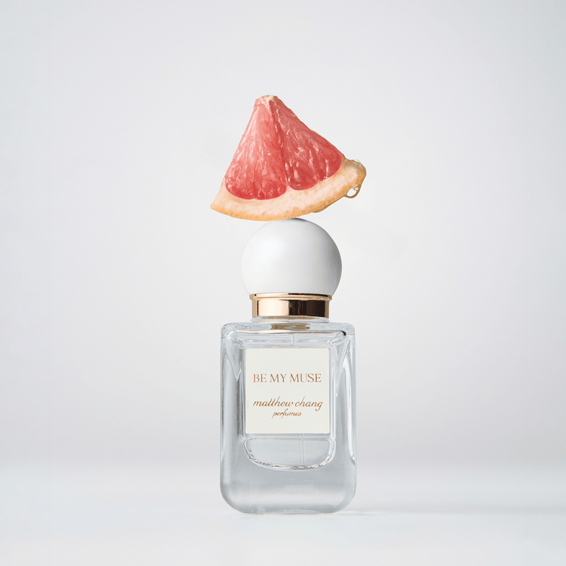 Matthew Chang Be My Muse EDT 30ml bright citrus and floral fragrance featuring pear, peony, and cedarwood