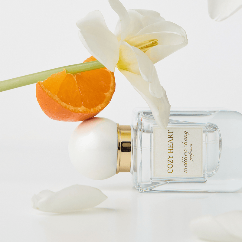 Matthew Chang Cozy Heart EDT 30ml fresh citrus and floral perfume featuring lily of the valley, magnolia and violet