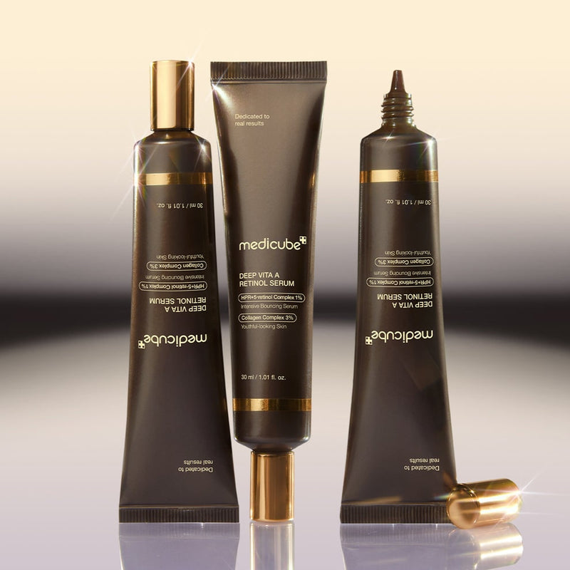 Hydrating retinol serum with bakuchiol, niacinamide, squalane, and collagen