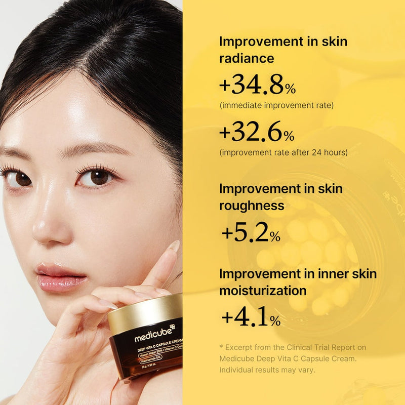 Hydrating vitamin C capsule cream to reduce dark spots and boost radiance – Medicube UK
