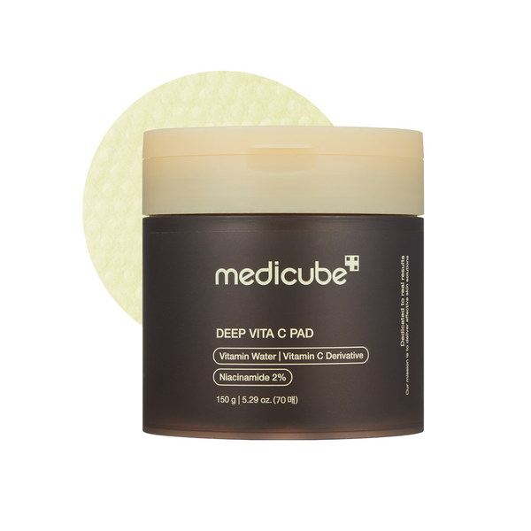 Medicube Deep Vita C Pad 70 Pads brightening toner pads with vitamin C for glowing skin