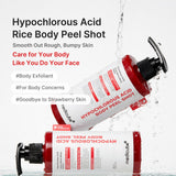 Body exfoliator for body acne, rough skin, strawberry skin Keratosis Pilaris (KP) and clogged pores